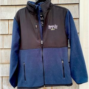 Tennis Hall of Fame J•America sportswear fleece jacket
